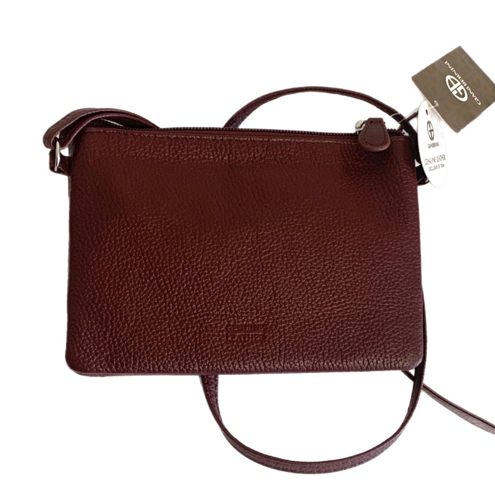 NWT💕 Giani Bernini Small Soft Core Leather Crossbody Purse - Picture 3 of 6